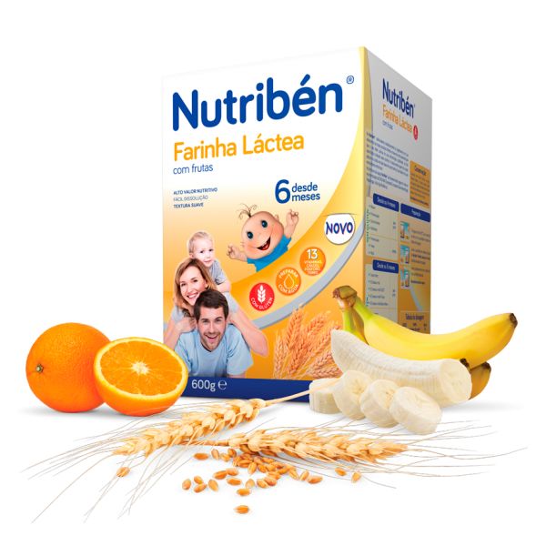 Nutribén Farinha Láctea com Frutas 600g