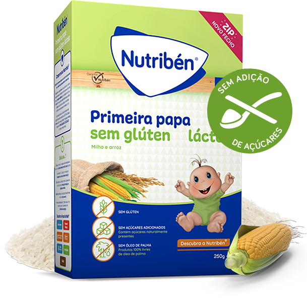 Nutribén Primeira Papa Láctea sem Glúten 4M 250g