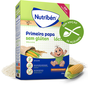 Nutribén Primeira Papa Láctea sem Glúten 4M 250g