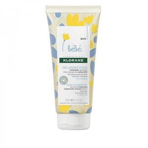 Klorane Bebé Gel Suave Corpo/Cabelo 200ml