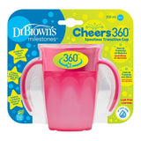 Dr Browns Cheers 360 Cop S/Boc 200ml Rosa 6m+