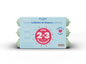 Mustela Toalhetes Abacate Bio 3x60 Unidades
