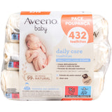 Aveeno Baby Toalhitas Limpeza 6 x 72 Unidades Pack Poupança