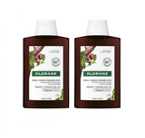 Klorane Capilar Champô com Quinina & Edelvaisse Bio 2x400ml