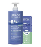 Uriage Bebé 1ª Água de Limpeza 1L + 1º Creme Muda da Fralda 100ml