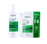 Vichy Dercos Champô Anticaspa DS Cabelo Normal a Oleoso 390ml + Refill 390ml