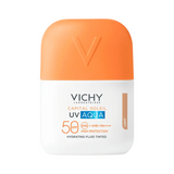 Vichy Capital Soleil UV Aqua Fluido Hidratante Com Cor SPF50 Claro 50ml