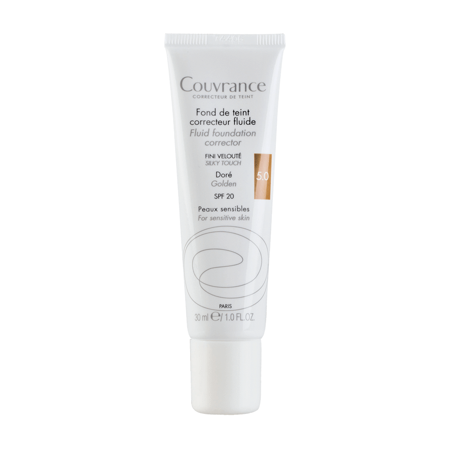 Avène Couvrance Base Fluida Corretora Dourado 30ml - My Cosmetics