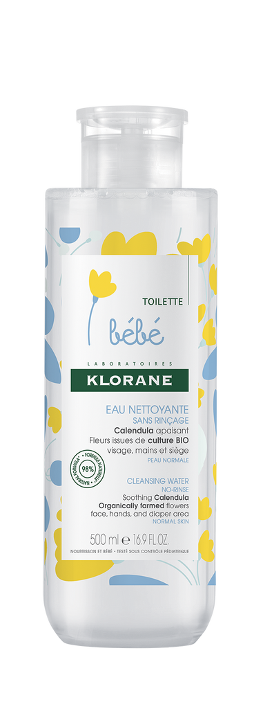 Klorane bébé água Limpeza Micelar 500 ml