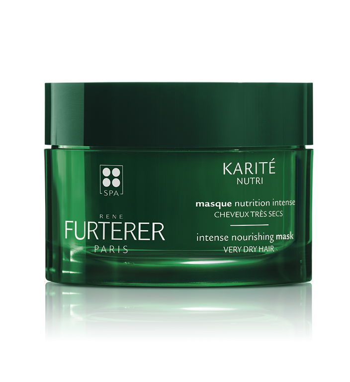 René Furterer KARITÉ NUTRI máscara - cuidado de nutrição intensa e profunda - para cabelos muito secos.
 Embalagem de 200ml