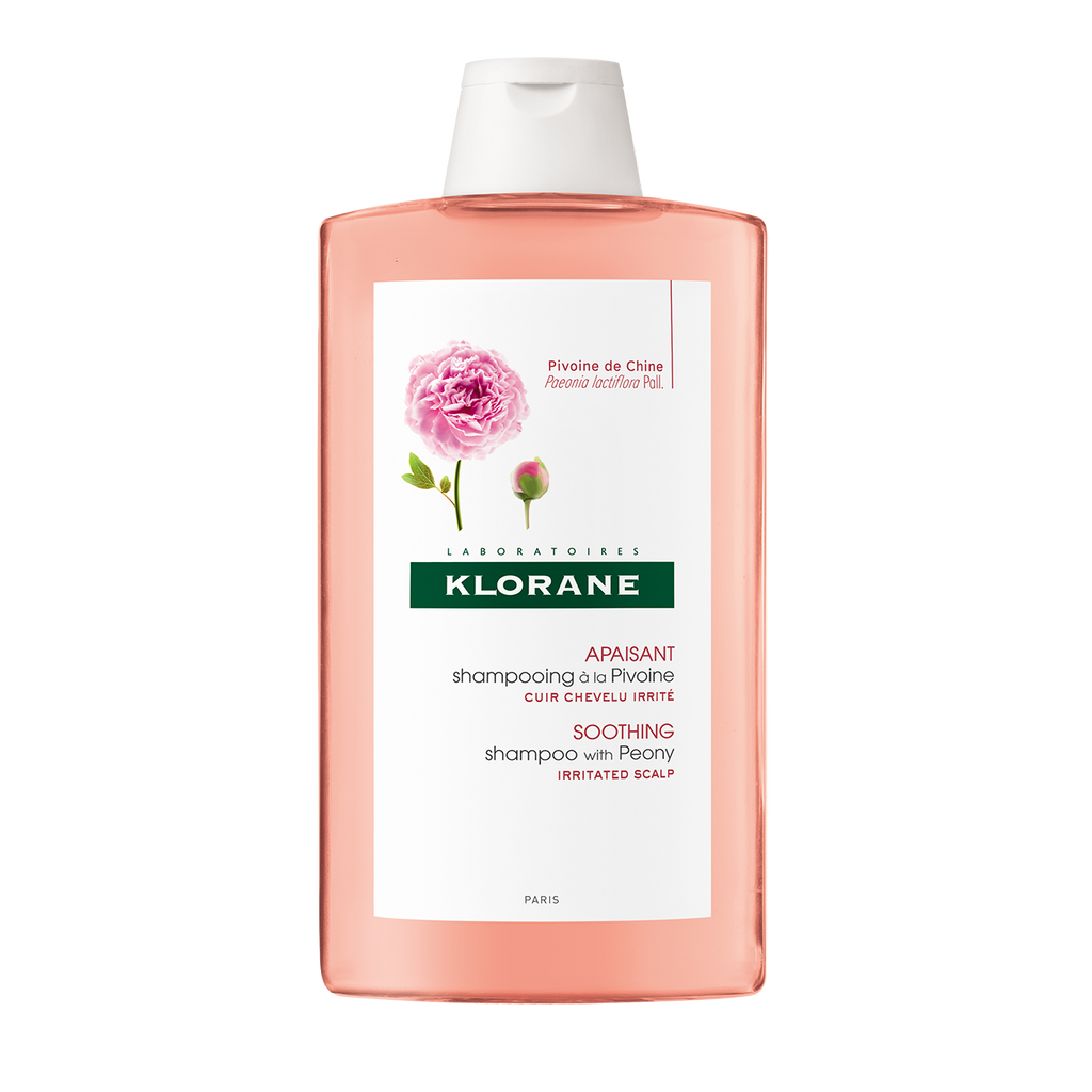 Klorane Capilar Champô Peónia para cabelos com couro cabeludo sensível e irritado, cria uma limpeza com suavidade. O seu perfume tem propriedades relaxantes e acalmam a sensação de irritação (prurido)