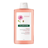 Klorane Capilar Champô Peónia para cabelos com couro cabeludo sensível e irritado, cria uma limpeza com suavidade. O seu perfume tem propriedades relaxantes e acalmam a sensação de irritação (prurido)