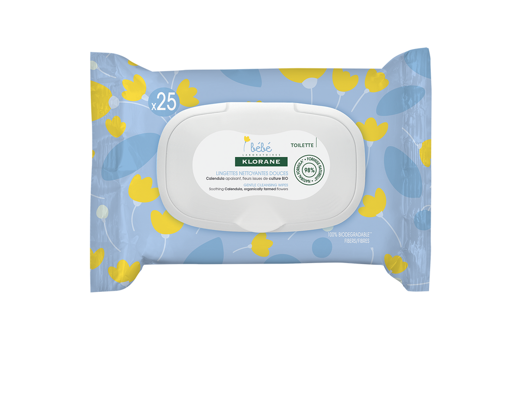 Klorane bébé Toalhetes de Limpeza x25und