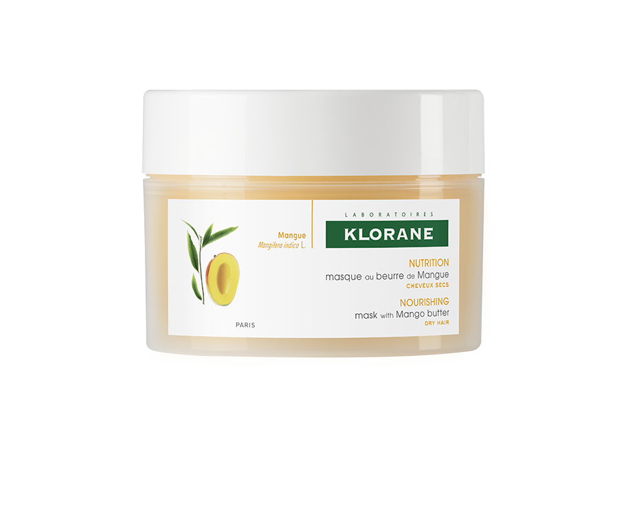 Klorane Capilar Máscara Manteiga de Manga para cabelos secos, é um cuidado altamente nutritivo, untuoso e generoso, devolvendo vida à fibra capilar. Não deixa o cabelo pesado.