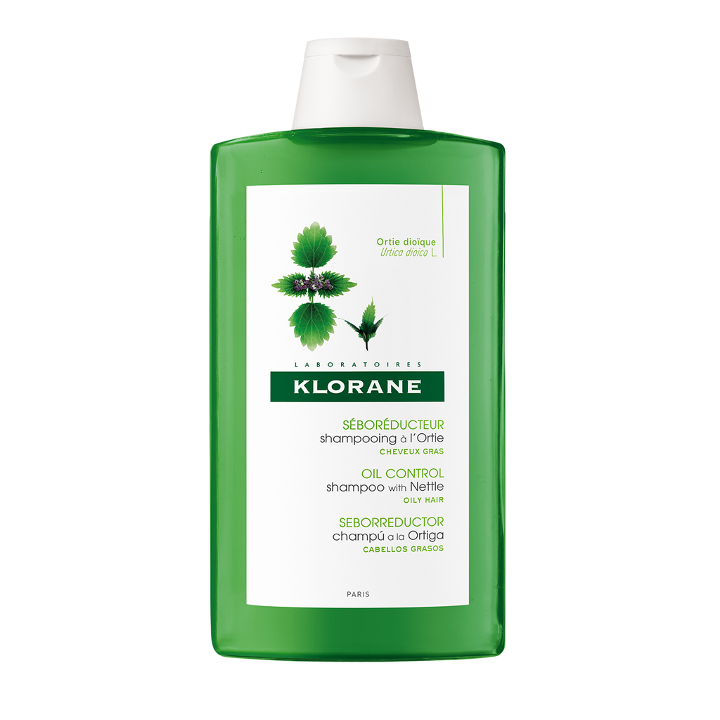 Klorane Capilar Champô Ortiga Branca para cabelos com tendência oleosa elimina e regula com suavidade o excesso de sebo. Purifica, lava o couro cabeludo, o cabelo fica mais leve e solto.