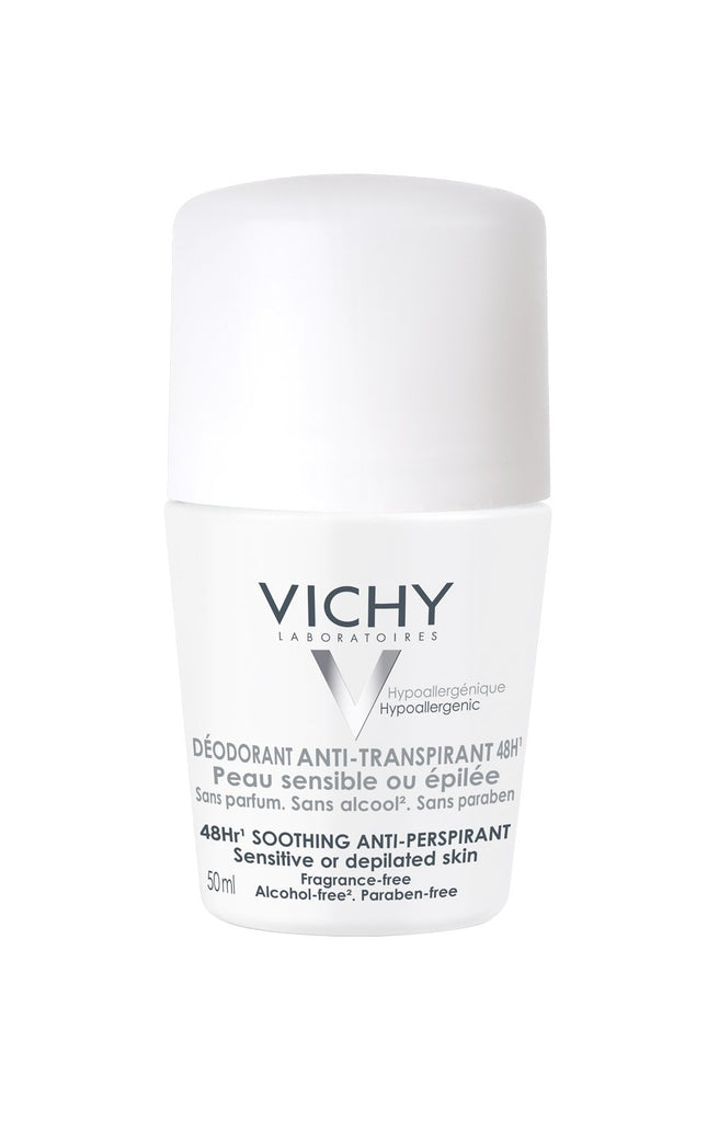 Vichy Desodorizante Antitranspirante 48Horas- Roll-On Pele Sensível 50ml