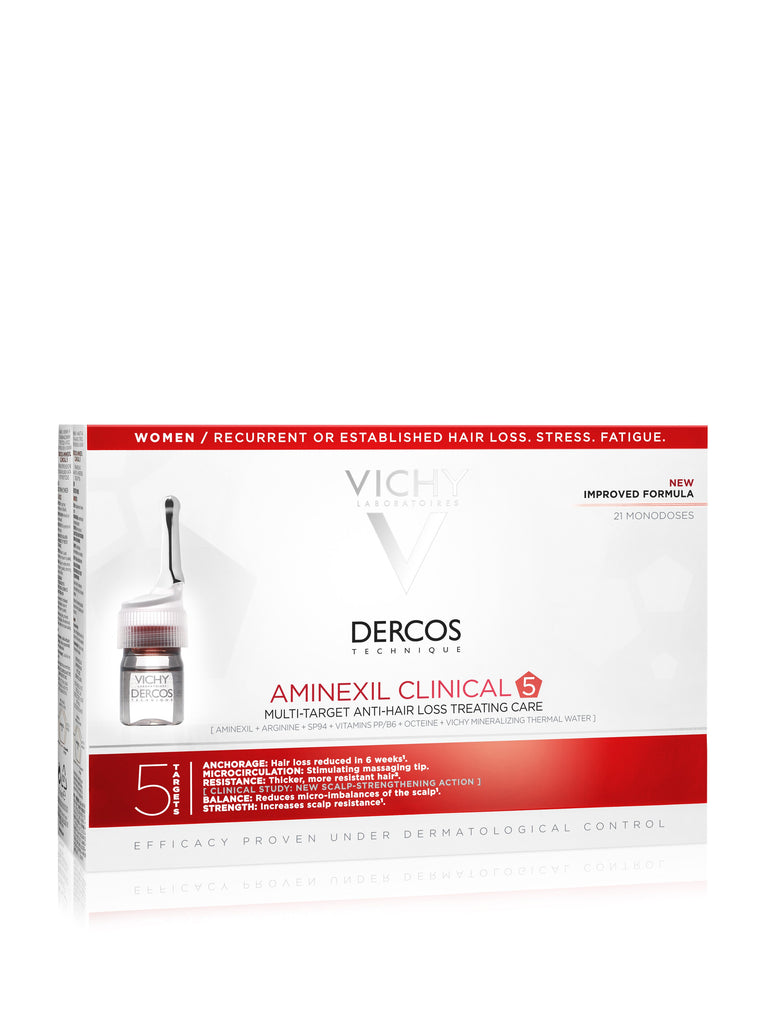 Vichy Aminexil Clinical 5 - Mulher (21 Ampolas)