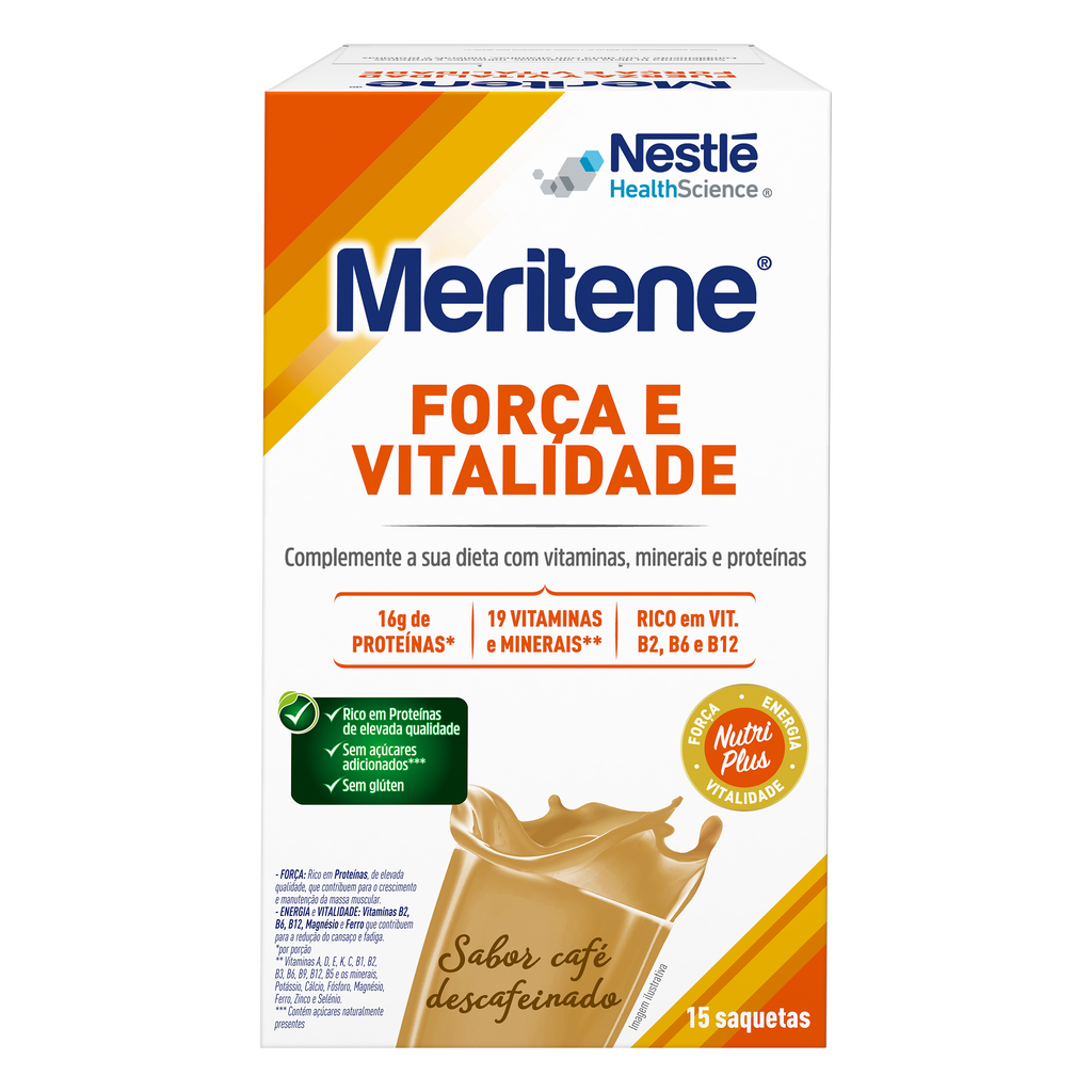 Nestlé Meritene Força & Vitalidade Café 15x30g