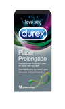 Preservativos que contêm um lubrificante Performa com 5% de benzocaína que ajudam o homem a retardar o clímax e a prolongar a excitação.
