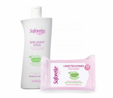 Saforelle Solução de Lavagem 250ml + 10 Toalhetes