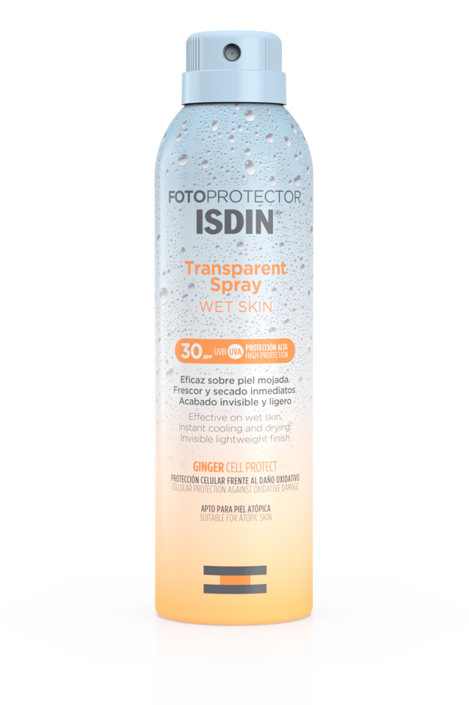 ISDIN Fotoprotetor Transparent Spray Wet Skin SPF30 250ml