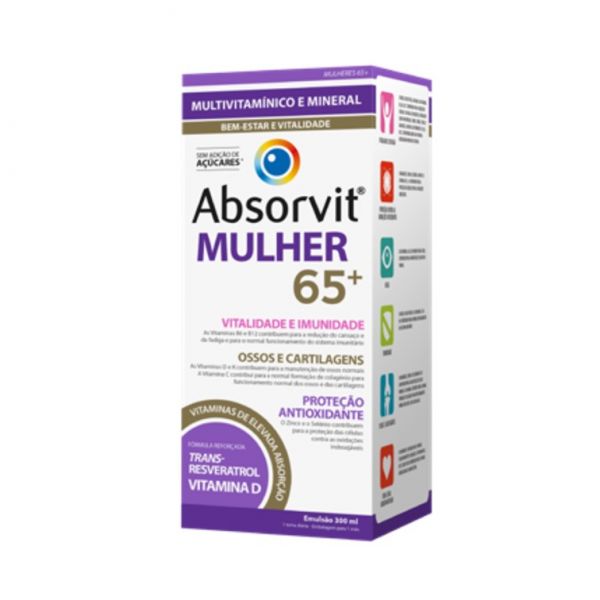 Absorvit Mulher 65+ Multivitamínico 300ml