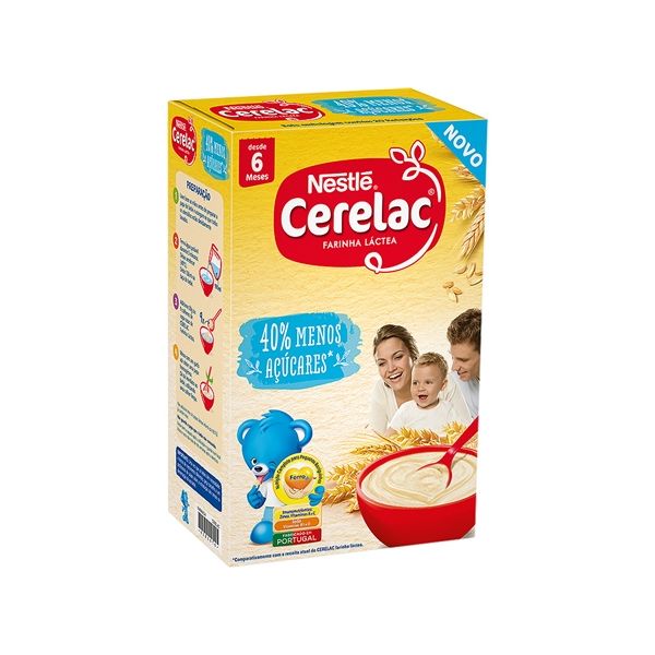Nestlé Cerelac Farinha Láctea -40% Açúcares 1kg